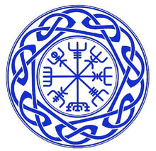 Celtic Runes Wales Mandala Big & Small Sizes Colour Wall Sticker Oriental Modern / M13
