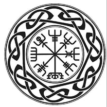 Celtic Mandala with Runes VARIOUS SIZES Reusable Stencil Wall Decor Oriental / M13