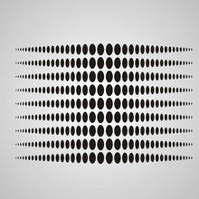 MODERN DOTS OPTICAL ILLUSION Big & Small Sizes Colour Wall Sticker Modern Romantic Style 'NO15'