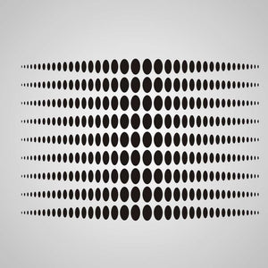 MODERN DOTS OPTICAL ILLUSION Big & Small Sizes Colour Wall Sticker Modern Romantic Style 'NO15'