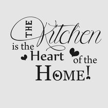 'KITCHEN IS THE HEART OF THE HOME' QUOTE Sizes Reusable Stencil Modern Style 'N77'