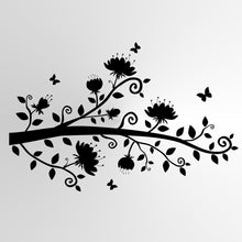 TREE BRANCH AND BUTTERFLIES Big & Small Sizes Colour Wall Sticker Shabby Chic 'Tree91'