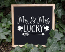 Mr & Mrs Lucky Sizes Reusable Stencil Shabby Craft Art Valentine's Wedding Party 'W6'