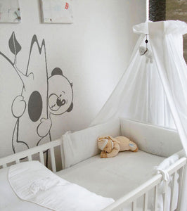 TEDDY BEAR & BEE FUNNY KIDS ROOM Sizes Reusable Stencil Animal Happy Modern 'Kids92'