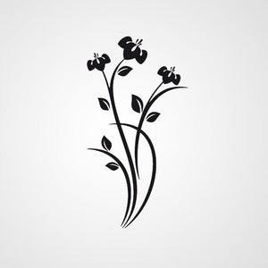 CORNFLOWERS BUNCH Sizes Reusable Stencil Shabby Chic Romantic Style 'Flora12'
