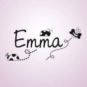 CUSTOM GIRL'S NAME Sizes Reusable Stencil Kids Room Bedroom 'EMMA'