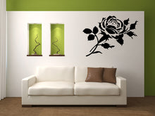 SET OF ROSES Big & Small Sizes Colour Wall Sticker Shabby Chic Floral Modern Valentine's 'Rose3'