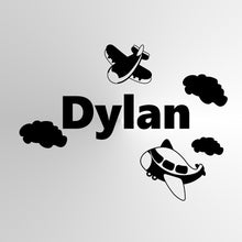 CUSTOM BOY'S NAME Big Sizes Colour Wall Sticker Modern Kids room Bedroom 'DYLAN'