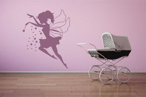 MAGIC WAND FAIRY STARS KIDS ROOM Various Sizes Reusable Stencil Wall Decor Kids Room'Kids15'