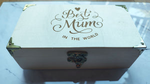 Wooden Box Personalised Engraved Christmas Gift Mommy Mom Mum Mummy Mother's Day Keepsake
