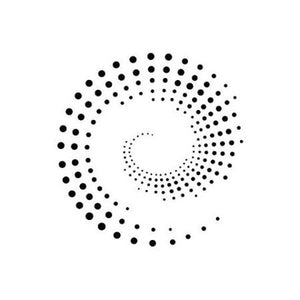 CIRCLE MODERN DOTS OPTICAL ILLUSION Sizes Reusable Stencil Modern Style 'Dots7'