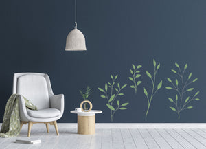BOTANICAL WILD HERBS AND FLOWERS Big & Small Sizes Colour Wall Sticker Floral Shabby Chic Style 'Wild23'