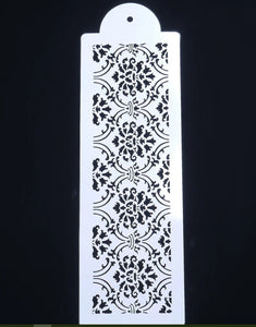 Ornament Border Baroque Size A4 Reusable Stencil Shabby Chic Decor Craft/ B23