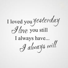,,... I LOVE YOU ..'' Valentine's QUOTE Sizes Reusable Stencil Modern Style 'Q33'