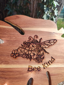 Bee Kind Chopping Cutting Board Laser Engraved Personalised Snacks Cheese Board Acacia Wooden Wedding Christmas Gift