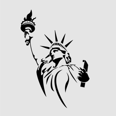 STATUE OF LIBERTY USA Sizes Reusable Stencil Travel Modern Style 'P19'