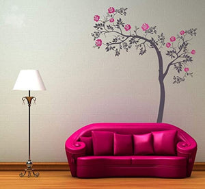 Rose Tree Big & Small Sizes Colour Wall Sticker Modern Shabby Chic Style / Rose6