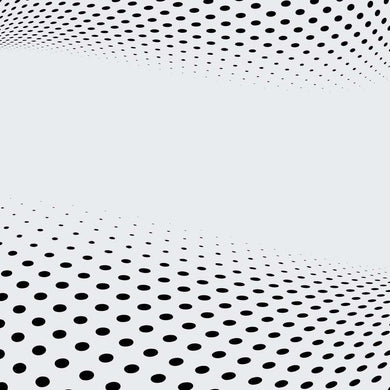 MODERN DOTS OPTICAL ILLUSION WAVE Big & Small Sizes Colour Wall Sticker Style 'Dots1'