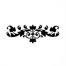 DECOR BAROQUE ORNAMENT BORDER Sizes Reusable Stencil Shabby Chic Romantic Style 'B20'