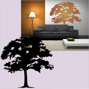 SINGLE TREE  Big & Small Sizes Colour Wall Sticker Modern Floral Shabby Chic Style 'Tree27'