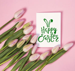 Happy Easter Egg Hunt Sizes Reusable Stencil Bunny Spring Palm Decoration 'E17'