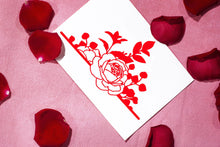 ROSES BORDERS FLORAL ORNAMENTS Sizes Reusable Stencil Shabby Chic Valentine's Romantic Style 'F57'