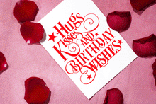 Happy Birthday Quote Reusable Stencil Sizes A5 A4 A3 & Larger Shabby Chic Craft Paint Wall Deco / Q92