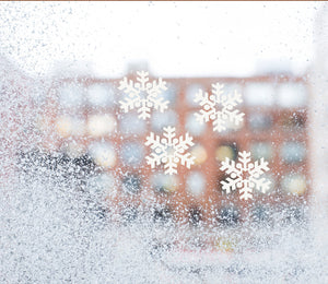 Christmas Big Snow Flake Winter Cards Decoration Reusable Stencil Various Sizes / SNOW2