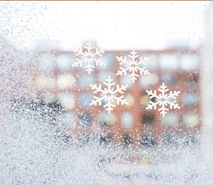 Christmas Big Snow Flake Winter Cards Decoration Reusable Stencil Various Sizes / SNOW1