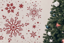 Christmas Snow Flakes Winter Cards Decoration Reusable Stencil Various Sizes / SNOW22