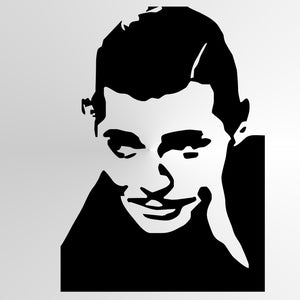 Clark Gable Movie Star Famous Sizes Reusable Stencil Modern Style  Actor/ 'Clark'