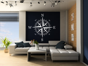 WIND ROSE, TRAVEL COMPASS Sizes Reusable Stencil Travelling Modern Style 'Compass2'