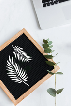 Fern Leaf Sizes Reusable Stencil Floral Style 'leaves3'