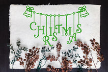 Merry Christmas Sign Bells Reusable Stencil A5 A4 A3 Gifts Crafts Art 'Snow36'