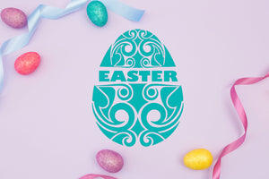 Happy Easter Egg Hunt Sizes Reusable Stencil Bunny Spring Palm Decoration 'E14'