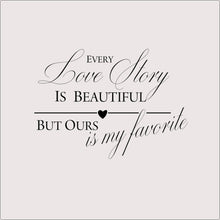 ,,LOVE STORY ...'' QUOTE Sizes Reusable Stencil Modern Valentine's Romantic Style 'N94'