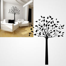 SINGLE SYMMETRIC TREE Sizes Reusable Stencil Nature Shabby Chic Style 'Tree1'