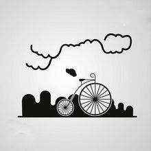CIRCUS BIKE IN CITY Sizes Reusable Stencil Modern Travel Style 'Modern1'