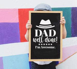Happy Father's Day Reusable Various Sizes Stencil Occasion Dad Daddy Pa Pop / Dad3