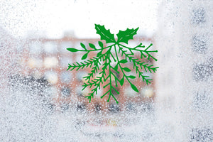 Christmas Floral Wreath Winter Cards Decoration Reusable Stencil Various Sizes / SNOW19
