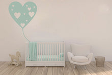 BALLOON HEARTS LOVE KIDS ROOM Valentine's Big & Small Sizes Colour Wall Sticker Modern Style 'Kids10'