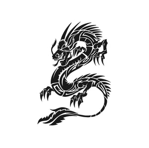 Chinese Japanese Dragon Big & Small Sizes Colour Wall Sticker Art Craft Oriental 'drag1'