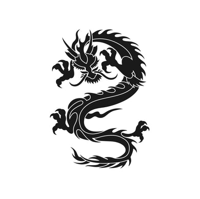 Chinese Japanese Dragon Big & Small Sizes Colour Wall Sticker Art Craft Oriental 'drag3'