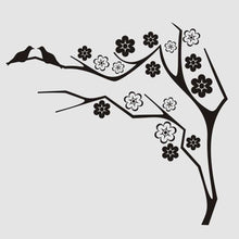 FLOWERS & BIRDS CORNER ORNAMENT Sizes Reusable Stencil Orient Shabby Chic 'J30'