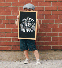 "Welcome To Our Hive" Big & Small Sizes Colour Wall Sticker Modern Spiritual Ezoteric 'MG20'