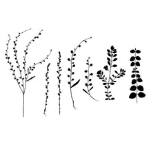 BOTANICAL WILD Leaves Grass Reusable Stencil A3 A4 A5 & Bigger Sizes Shabby Chic Nature Mylar / Wild11