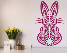 Tribal Bunny Reusable Stencil Sizes A5 A4 A3 & Larger Native Culture Symbol Cleverness Wit 'MG27'