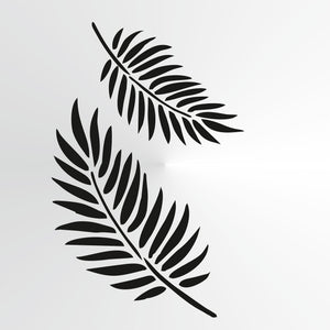 Fern Leaf Big & Small Sizes Colour Wall Sticker Floral Nature Flora 'leaves3'
