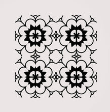 SQUARE BAROQUE MOROCCAN PATTERN Sizes Reusable Stencil Shabby Chic Romantic Style 'B15'