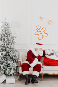 Merry Christmas Set Santa Tree Baubles Snowflake Holly Reindeer Sizes Reusable Stencil 'Snow67'